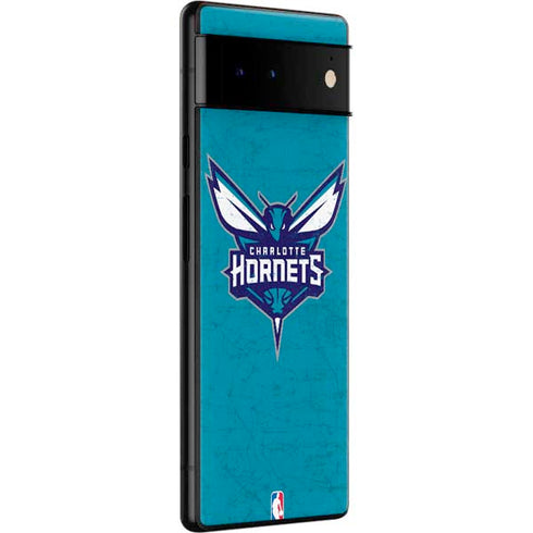 NBA Charlotte Hornets Distressed Google Pixel 6 Pro Skin